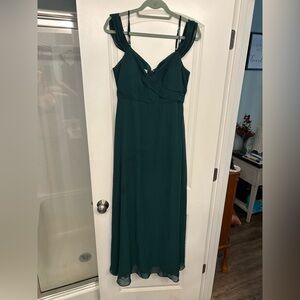 Birdy Grey Forest Green Maxi Dress